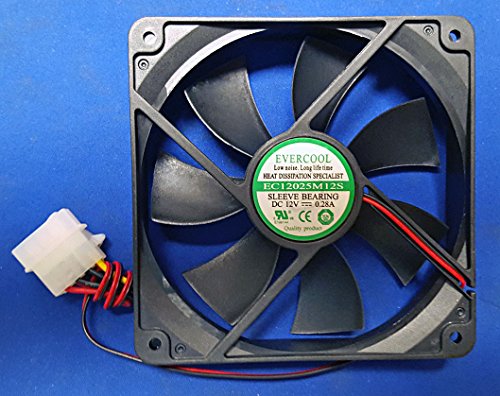 Evercool EC12025M12S 72.94 CFM 120 mm Fan