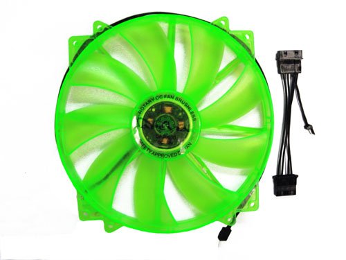 Apevia CF20SL-UGN 125 CFM 200 mm Fan