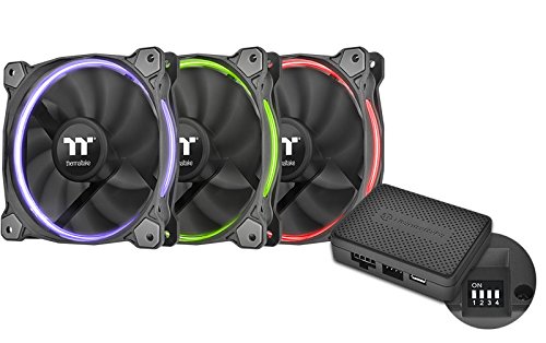 Thermaltake Riing 73.91 CFM 140 mm Fans 3-Pack