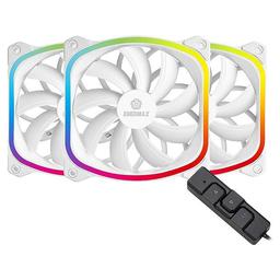 Enermax SquA RGB 68.27 CFM 120 mm Fans 3-Pack