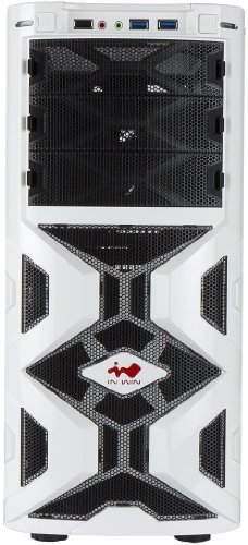 In Win MANA136 WHITE ATX Mid Tower Case w/300 W Power Supply