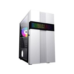 DIYPC ARGB-Q8-W MicroATX Mid Tower Case