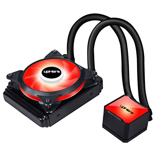 upHere CC1201 Red 49.7 CFM Liquid CPU Cooler