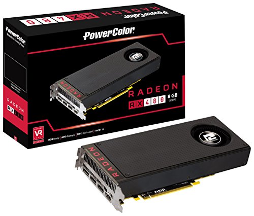 PowerColor AXRX 480 8GBD5-M3DH Radeon RX 480 8 GB Graphics Card