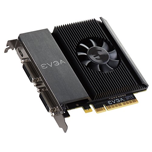 EVGA 01G-P3-2716-KR GeForce GT 710 1 GB PCIe x8 Graphics Card