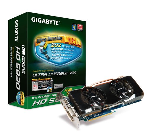 Gigabyte GV-R583UD-1GD Radeon HD 5830 1 GB Graphics Card