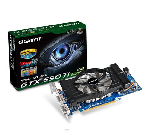 Gigabyte GV-N550OC-1GI GeForce GTX 550 Ti 1 GB Graphics Card