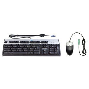 HP KF886AT Wired Slim Keyboard With Optical Mouse