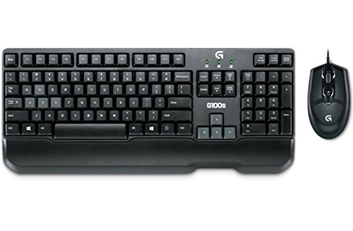 Logitech G100S Gaming Combo Wired Standard Keyboard With Optical Mouse