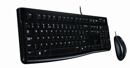Logitech Desktop MK120-TAA LOG920004218 Wired Standard Keyboard With Laser Mouse
