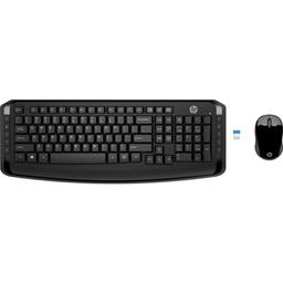 HP 300 Wireless/Wired Standard Keyboard With Optical Mouse