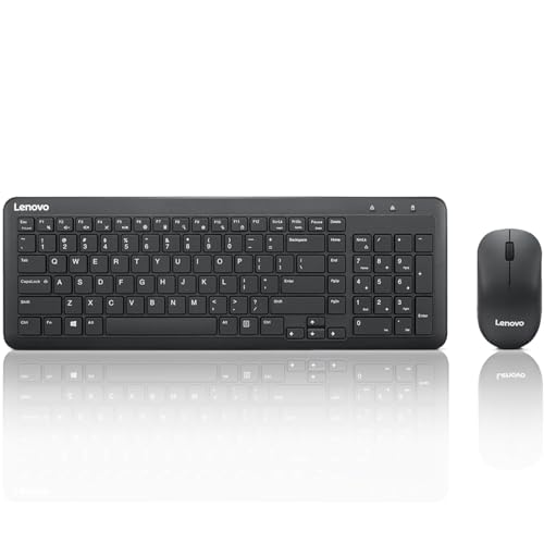 Lenovo 300 Wired/Wireless Standard Keyboard With Optical Mouse