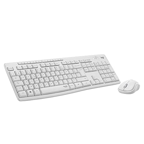 Logitech MK295 Silent Wireless/Wired Standard Keyboard With Optical Mouse