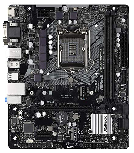 ASRock H410M-HDV/M.2 Micro ATX LGA1200 Motherboard