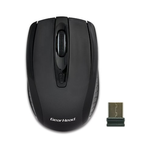 Gear Head MP2325BLK Wireless Optical Mouse