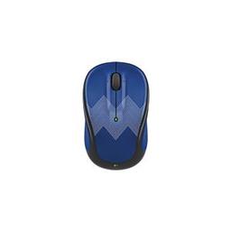 Logitech M325c Blue Zigzag Wireless Optical Mouse