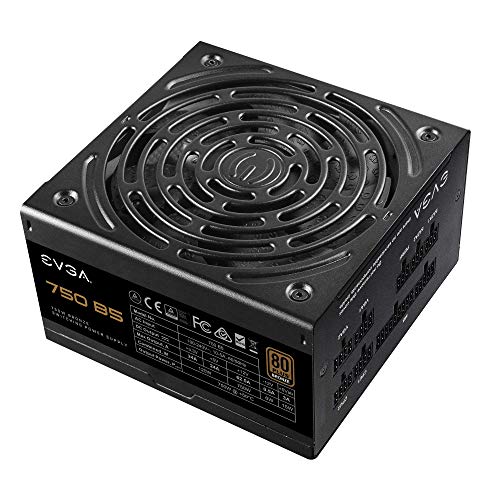 EVGA 750 B5 750 W 80+ Bronze Certified Fully Modular ATX Power Supply