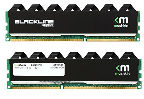 Mushkin Blackline 16 GB (4 x 4 GB) DDR3-1600 CL8 Memory