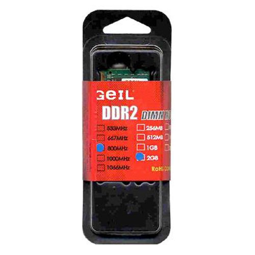 GeIL GX2S6400-2GB 2 GB (1 x 2 GB) DDR2-800 SODIMM CL5 Memory