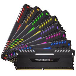 Corsair Vengeance RGB 64 GB (8 x 8 GB) DDR4-2666 CL16 Memory