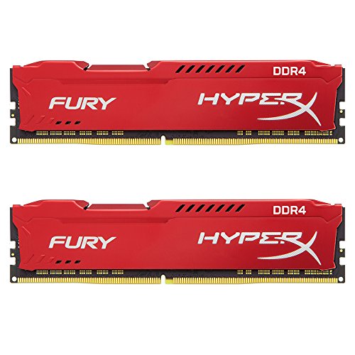 Kingston Kingston Fury Red 16GB (2x8GB) DDR4 PC4-21300C16 2666MHz Dual Channel Kit (HX426C16FR2K2/16) 16 GB (2 x 8 GB) DDR4-2666 CL16 Memory