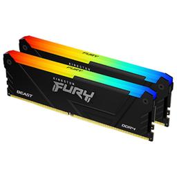 Kingston FURY Beast RGB 32 GB (2 x 16 GB) DDR4-3600 CL18 Memory