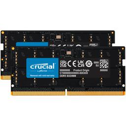Crucial CT2K32G48C40S5 64 GB (2 x 32 GB) DDR5-4800 SODIMM CL40 Memory