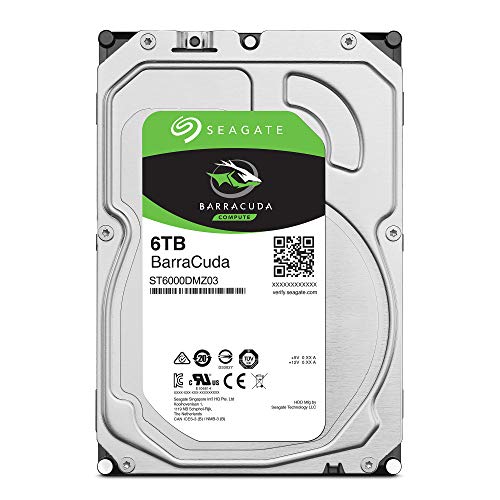 Seagate Barracuda Compute 6 TB 3.5" 5400 RPM Internal Hard Drive