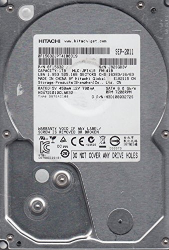 Hitachi Deskstar 7K1000.C 1 TB 3.5&quot; 7200 RPM Internal Hard Drive